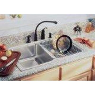 Elkay 18 Gauge Stainless Steel 33'' x 22'' x 4'' Double Bowl Top Mount Kitchen Sink