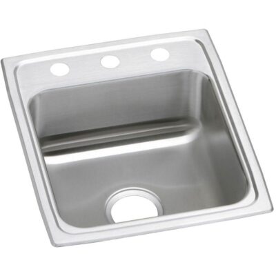 Elkay 20 Gauge Stainless Steel 17'' x 20'' x 7.125'' Single Bowl Drop-in Kitchen Sink
