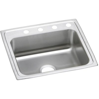Elkay 20 Gauge Stainless Steel 22'' x 19.5'' x 7.125'' Single Bowl Drop-in Kitchen Sink