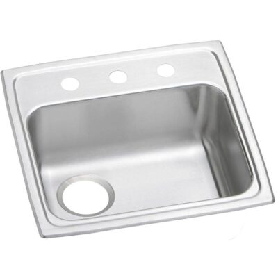 Elkay 20 Gauge Stainless Steel 19.5'' x 19'' x 5.5'' Single Bowl Drop-in Kitchen Sink