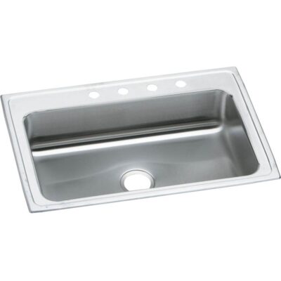 Elkay 20 Gauge Stainless Steel 33'' x 22'' x 7.25'' Single Bowl Drop-in Kitchen Sink