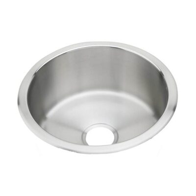 Elkay Asana Stainless Steel 18-3/8'' x 18-3/8'' x 8'' Single Bowl Drop-in Bar Sink