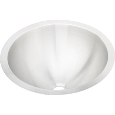 Elkay 18 Gauge Stainless Steel 11.375'' x 11.375'' x 4.75'' Single Bowl Drop-in Bathroom Sink