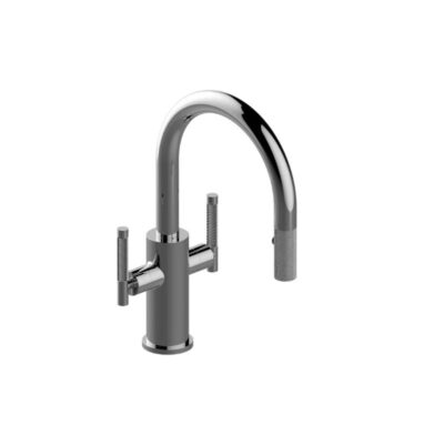 Graff Pull-Down Two-Handle Bar/Prep Faucet