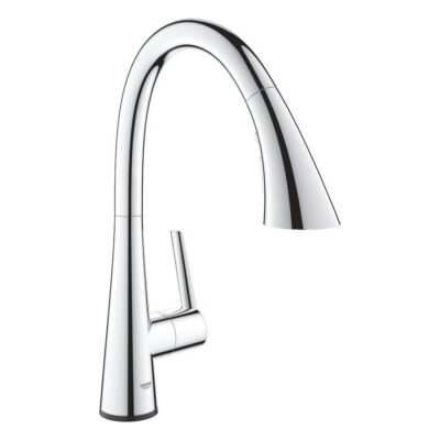 Grohe Single-Handle Pull Down Kitchen Faucet Triple Spray 1.75 GPM with Touch Technology