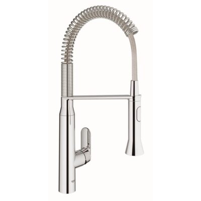 Grohe K7 Medium Single-Handle Semi-Pro Dual Spray Kitchen Faucet 1.75 GPM
