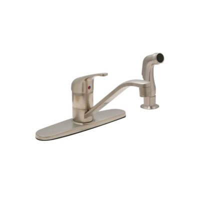 Huntington Brass Single Control Kitchen Faucet, Satin Nickel