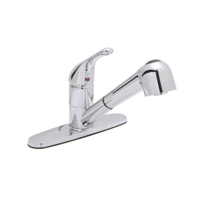 Huntington Brass Pull-Out Kitchen Faucet, Chrome