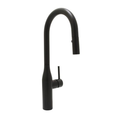 Huntington Brass Pull-Down Kitchen Faucet, Matte Black