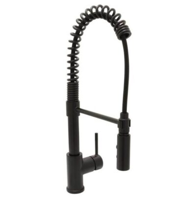 Huntington Brass Spring Kitchen Faucet, Matte Black