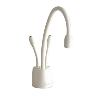 InSinkErator Pro Indulge Contemporary F-HC1100 Instant Hot/Cool Water Dispenser Faucet in Biscuit