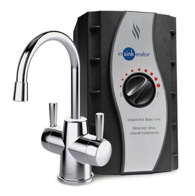 InSinkErator Pro HOT250 Instant Hot Cold Water Dispenser System, 2-Handle Drinking Water Faucet with 2/3-Gallon, Stainless Steel Tank