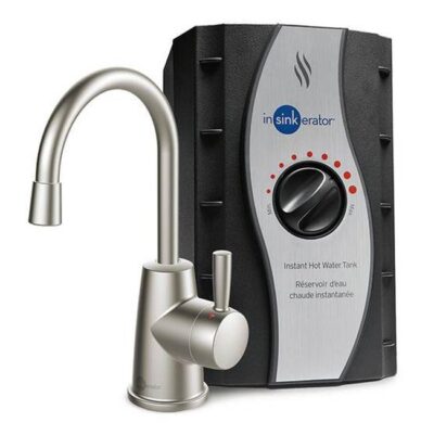 InSinkErator Pro HOT250 Instant Hot Water Dispenser System, Single-Handle Faucet with 2/3-Gallon Stainless Steel Tank