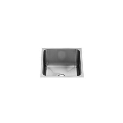 Home Refinements by Julien Classic Bar Sink Undermount 2In Drain, Single 15X15X7