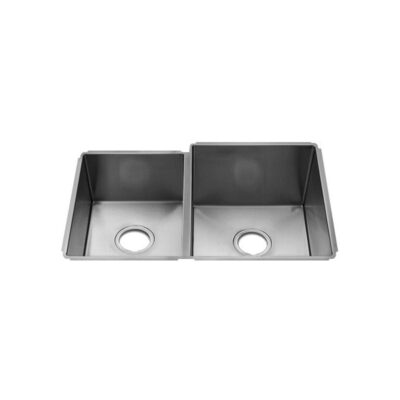 Home Refinements by Julien J7 Sink Undermount, Double L12X16X8 R15X18X10