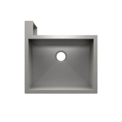 Home Refinements by Julien Socialcorner Sink Undermount Flat Aprons Left Corner, Single 23X18X10