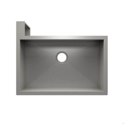 Home Refinements by Julien Socialcorner Sink Undermount Flat Aprons Left Corner, Single 29X18X10