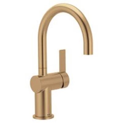 Moen Bronzed gold (bzg) one-handle bar faucet