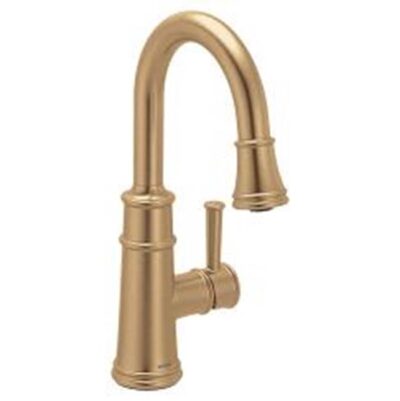 Moen Bronzed gold (bzg) one-handle pulldown kitchen faucet