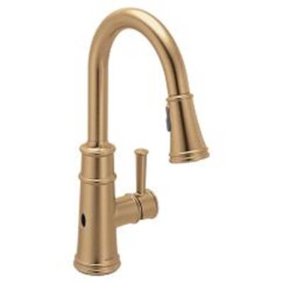 Moen Bronzed gold (bzg) one-handle pulldown kitchen faucet