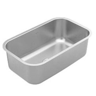 Moen 30'' x 18'' stainless steel 18 gauge single bowl sink