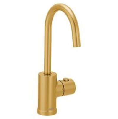 Moen Brushed gold one-handle undermount beverage faucet