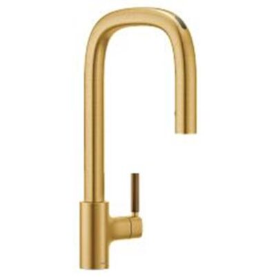 Moen Brushed Gold One-Handle Pulldown Bar Faucet