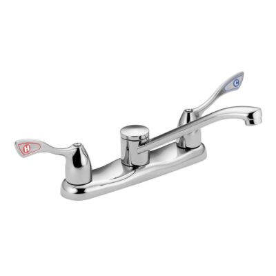 Moen Chrome two-handle kitchen faucet