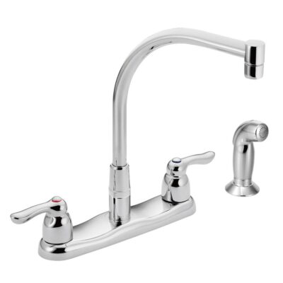 Moen Chrome two-handle kitchen faucet