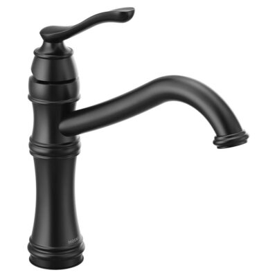 Moen Belfield Single-Handle Standard Kitchen Faucet in Matte Black