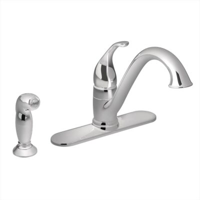 Moen Camerist One-Handle Low Arc Kitchen Faucet, Chrome