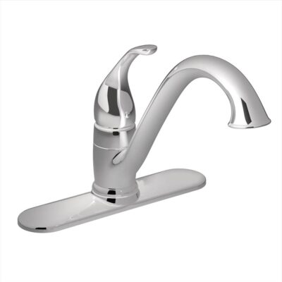 Moen Camerist One-Handle Low Arc Kitchen Faucet, Chrome