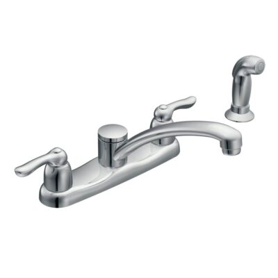Moen Two-Handle Kitchen Faucet, Chrome