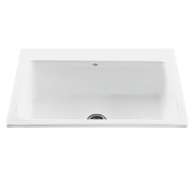 MTI Baths 33X22 WHITE SINGLE BOWL BASICS SINK-REFLECTION