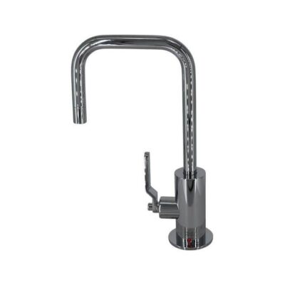 Mountain Plumbing Hot Water Faucet with Contemporary Round Body & Industrial Lever Handle (90° Spout)