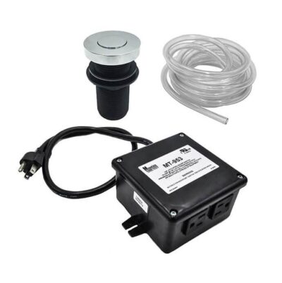 Mountain Plumbing Round “Deluxe” Flush Waste Disposer Air Switch with Freedom Mount