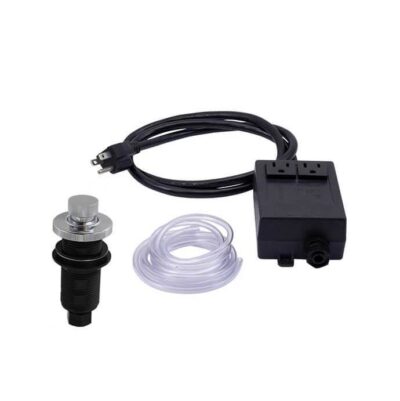 Mountain Plumbing Round “Deluxe” Knurled Raised Waste Disposer Air Switch with Freedom Mount