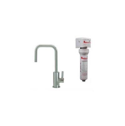 Mountain Plumbing Point-of-Use Drinking Faucet with Contemporary Round Body & Handle (90° Spout) & Mountain Pure® Water Filtration System