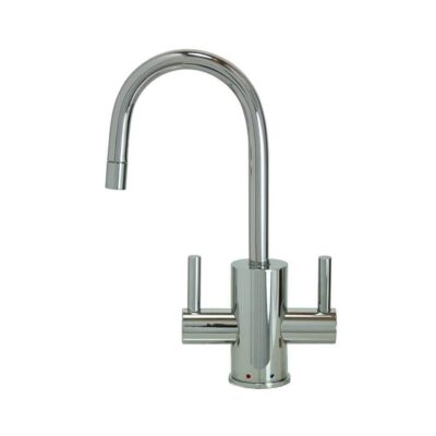 Mountain Plumbing Hot and Cold Water Faucet with Contemporary Round Body and Handles
