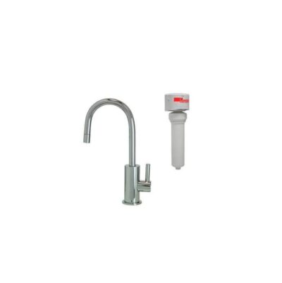 Mountain Plumbing Point-of-Use Drinking Faucet with Contemporary Round Base & Handle & Mountain Pure® Water Filtration System