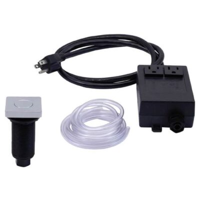 Mountain Plumbing Square “Deluxe” Flush Waste Disposer Air Switch with Freedom Mount