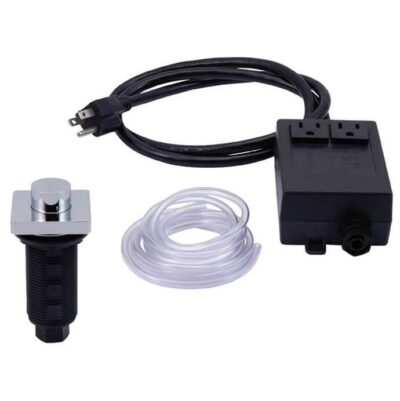 Mountain Plumbing Square “Deluxe” Raised Waste Disposer Air Switch with Freedom Mount
