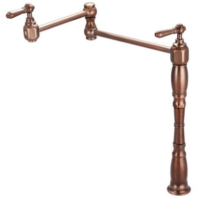 Pioneer Kit-Americana Deck Mount Pot Filler Lvr Hdl 3/8'' Flex-Orb