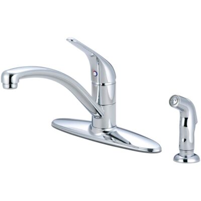 Pioneer Kit-Legacy 8'' Single Lvr Hdl W/Side Spray 3/8'' Flex-Cp