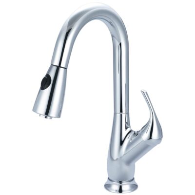 Pioneer Kit-Legacy 1 Or 3 Hole Single Lvr Hdl Gooseneck Spt W/Pull-Down Spray Head 3/8'' Flex-Cp