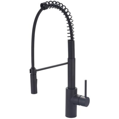 Pioneer Kit-Motegi 1 Hole Single Lvr Hdl Spring Swivel Spt W/Pull-Down Spray Head 3/8'' Flex-Mb