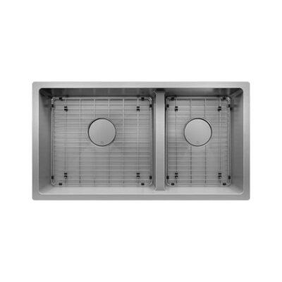 Prochef by Julien PROINOX H60 sink undermount, double L18X16X9 R12X16X9 with grid