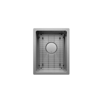 Prochef by Julien PROINOX H60 bar sink undermount, single 12X16X8 with grid