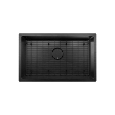 Prochef by Julien PROINOX H60 sink undermount, single 27X16X9 PVD black with grid