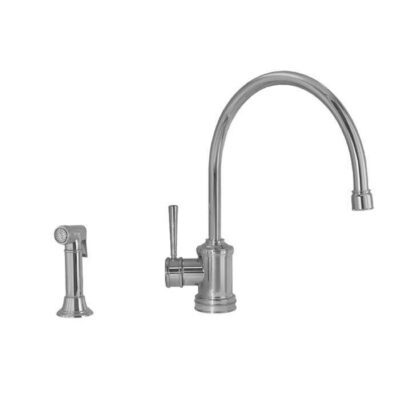 SIGMA 2500 Single Lever Kitchen w/Sidespray ANTIQUE BRASS .82